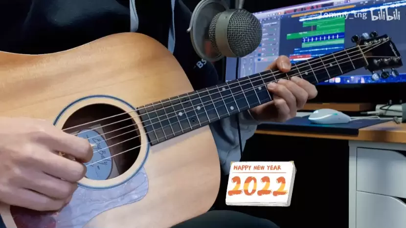 木吉他 张卫健-你爱我像谁前奏solo cover 扒谱